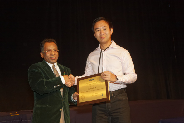 Prof Mansun Chan received the IEEE Electron Devices Society Education Award at the 2017 IEEE International Electron Devices Meeting on December 4, 2017 in San Francisco, US.	 