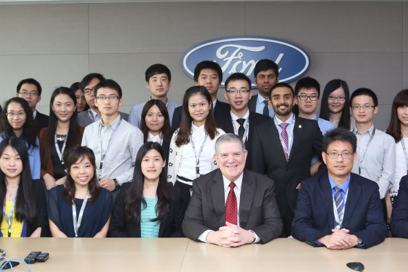 HKUST Students Visit Ford Asia Pacific Headquarters to Present Environmental Research Grants Findings